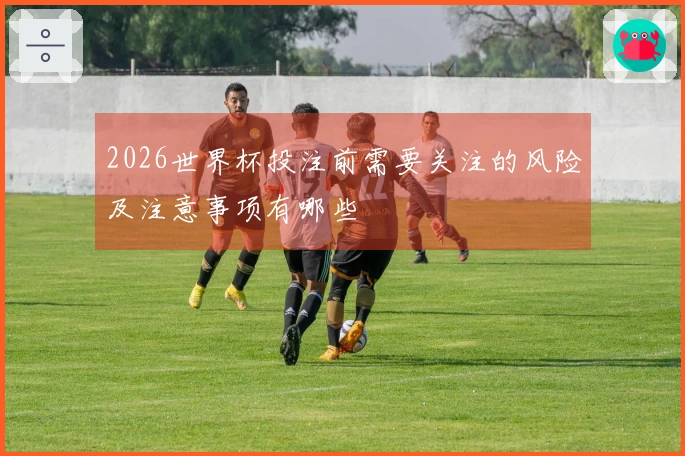 2026世界杯投注前需要关注的风险及注意事项有哪些